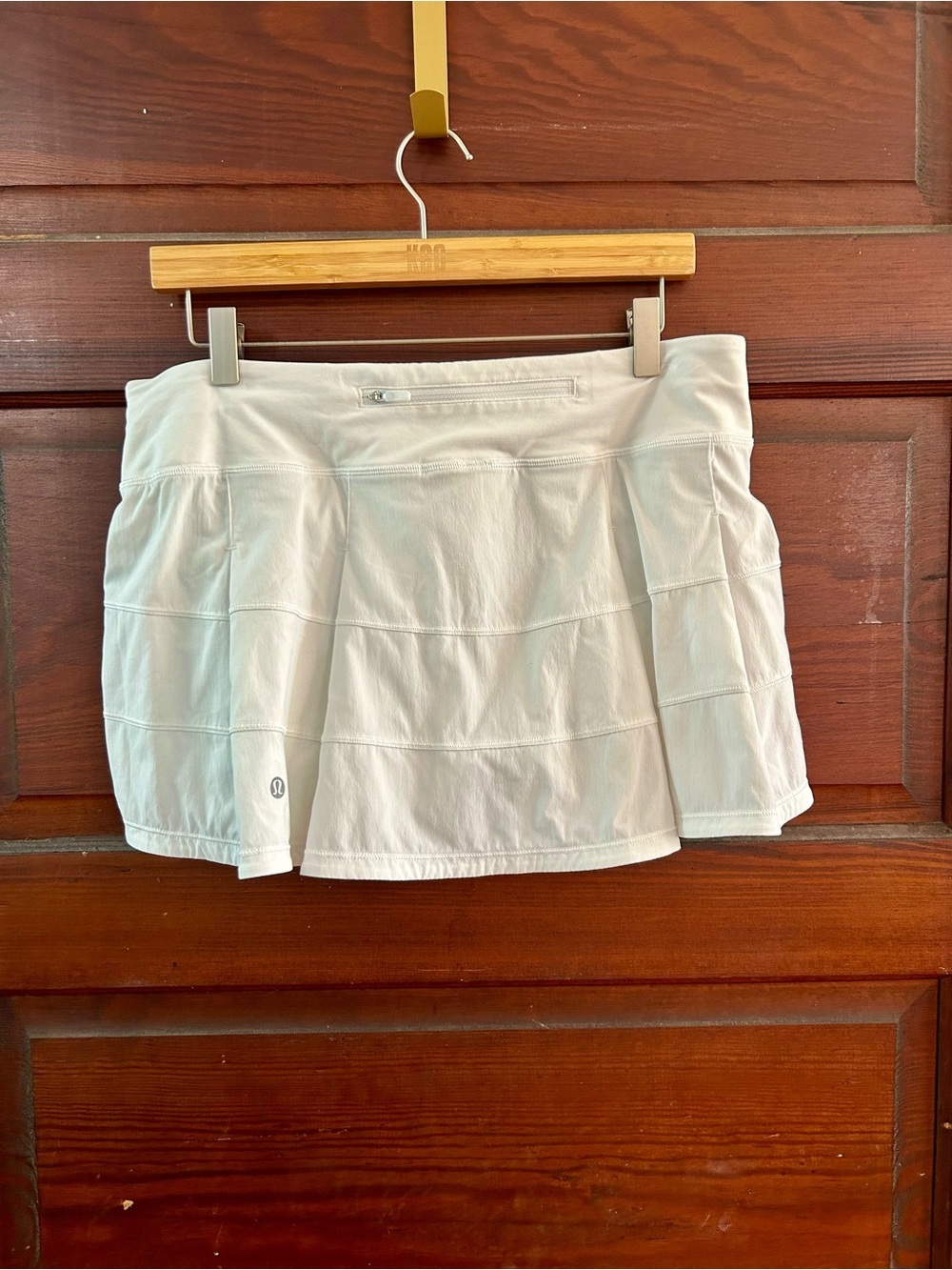 lululemon athletica Pace Rival Skirt🔥🔥New WithOUT Tags🔥🔥Regular in White Size 10 - Picture 3 of 11